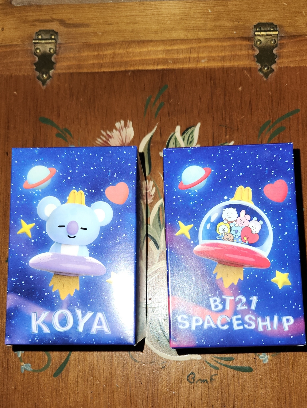 Set of 2 McDonalds Happy Meal BT21 Toy/Bag Clips